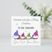 格言ファミリークリスマスカード シーズンカード (スタンド正面)