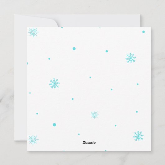 格言ファミリークリスマスカード シーズンカード (裏面)