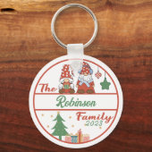 格言ファミリークリスマス キーホルダー (正面)