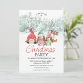 格言ファミリー・オブ・フォー・クリスマスパーティの招待状 招待状 (スタンド正面)