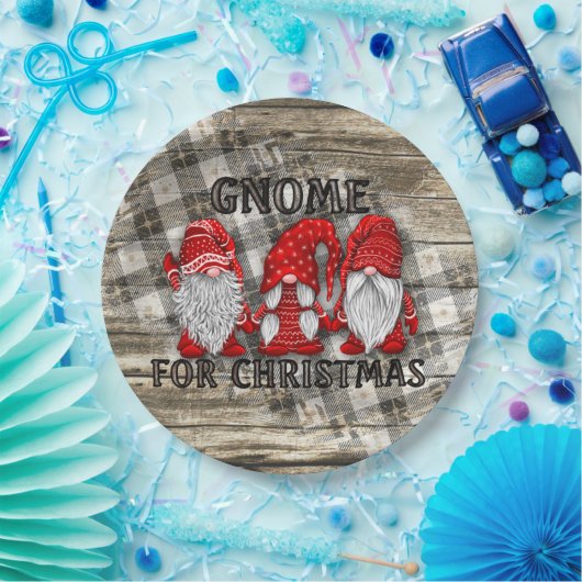 格言フォークリスマスプレッドカントリー素朴ファームハウス ペーパープレート (パーティー)