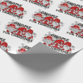 格言フォークリスマスプレッドカントリー素朴ファームハウス ラッピングペーパー (角)