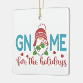 格言フォーザホリデーズガーデンクリスマス セラミックオーナメント (左)