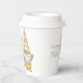 格言フォーザホリデーズフェスティバルクリスマスクリスマス  紙コップ (右)