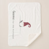 格言フォーホリデーズスカンジナビアデザイン シェルパブランケット (正面)