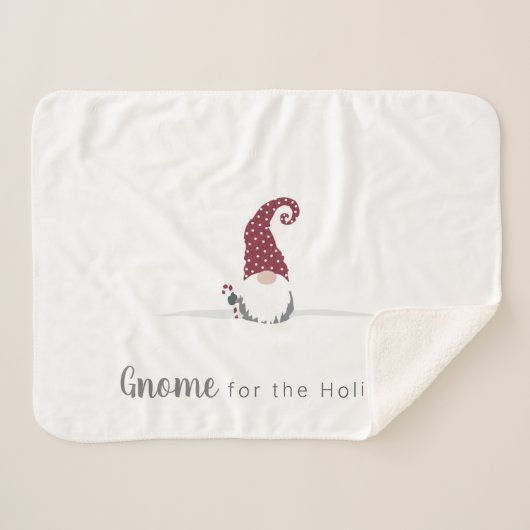 格言フォーホリデーズスカンジナビアデザイン シェルパブランケット (正面(横))