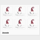 格言フォーホリデーズスカンジナビアデザイン スクエアシール (シート)