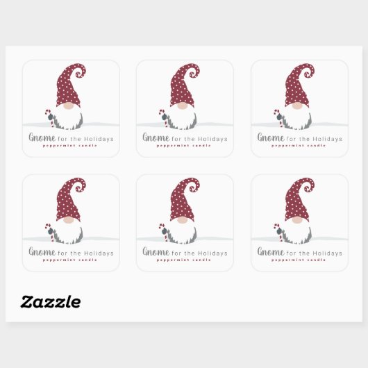 格言フォーホリデーズスカンジナビアデザイン スクエアシール (シート)