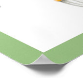 格言フローラ開花が植えられている場所 ポスター (角)