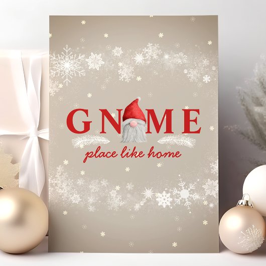 格言プレイスライクホームクリスマス シーズンカード