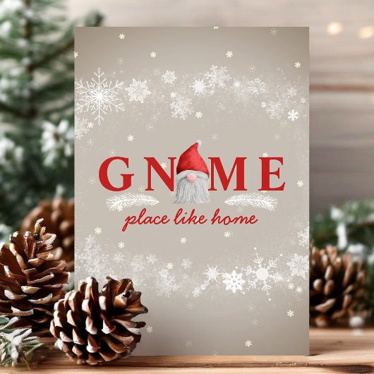 格言プレイスライクホームクリスマス シーズンカード