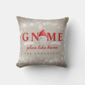 格言プレイスライクホームファパーソナライズされたミリ クッション (正面)