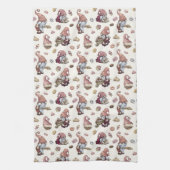 格言ベーキング,カップケーキ,ドーナツ,かわいい,かわいい キッチンタオル (縦)