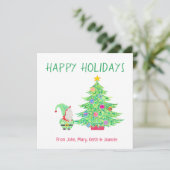 格言ホリデーカード シーズンカード (スタンド正面)