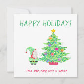 格言ホリデーカード シーズンカード (正面)