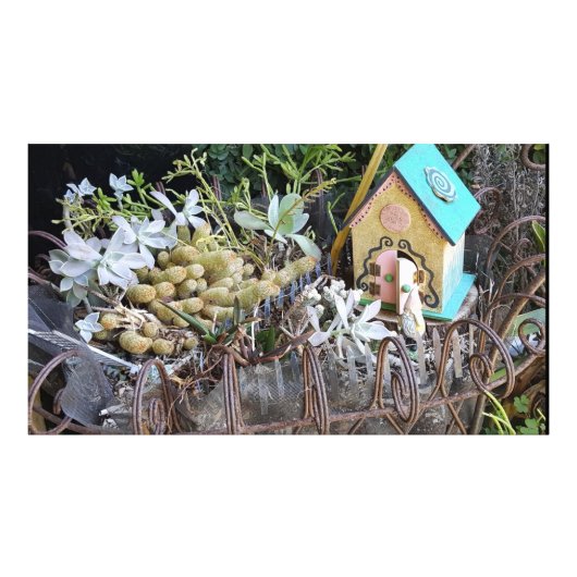 格言ホームウッズファンタジー撮影パーソナライズされた フォトプリント            (正面)