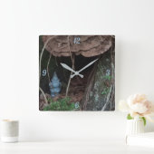 格言ホーム番号付き壁時計 スクエア壁時計 (ホーム)