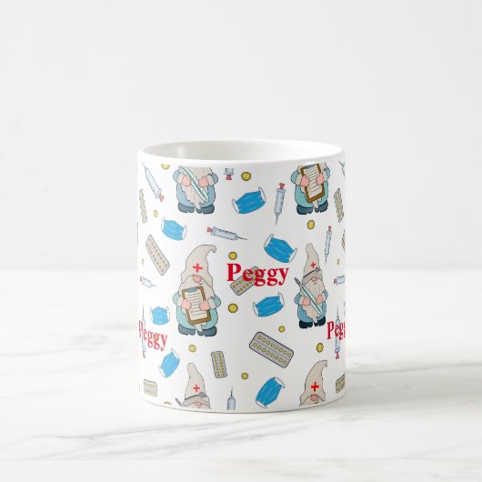 格言メディカルコーヒーマグナースドクター モーフィングマグカップ (中央)