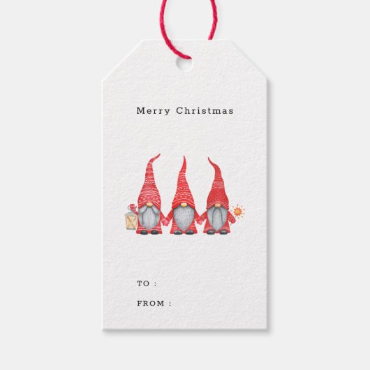 格言メリークリスマスからカスタムへ ギフトタグ (正面)