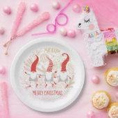 格言メリークリスマスパーティー ペーパープレート (パーティー)