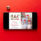 格言メリークリスマスフォトホリデーカード シーズンカード