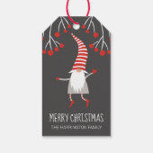 格言メリークリスマスホリーベリー ギフトタグ (裏面)