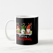 格言メリークリスマスライトファミリー格言 コーヒーマグカップ (左)