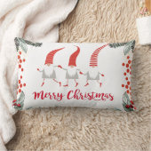 格言メリークリスマス ランバークッション (ブランケット)