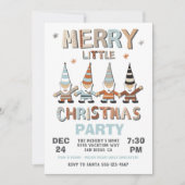 格言メリーリトルクリスマスパーティの招待状 招待状 (正面)