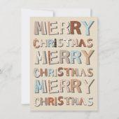 格言メリーリトルクリスマスパーティー 招待状 (裏面)