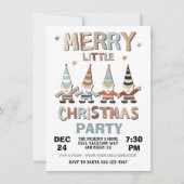 格言メリーリトルクリスマスパーティー 招待状 (正面)