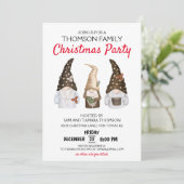 格言モダンフェスティバルクリスマスパーティの招待状 招待状 (スタンド正面)