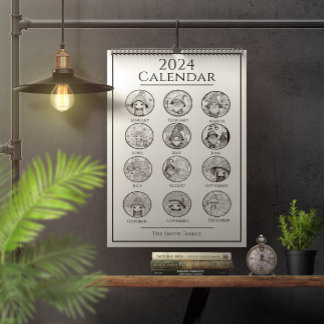 格言ユニークマンダラカラーリング カレンダー