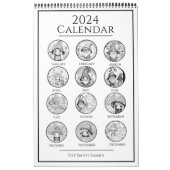 格言ユニークマンダラカラーリング カレンダー (カバー)