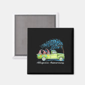 格言ライディングトラック脱毛症認識度 マグネット (正面/裏面)