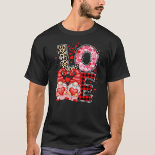 格言ラブバレンタインデー格言ラブヒョウ赤 Tシャツ