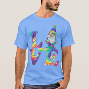 格言ラブヒッピー格言絞り染めレトロスタイルヴィンタ Tシャツ