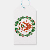 格言リースと家 – クリスマスプレゼントラベル ギフトタグ (裏面)