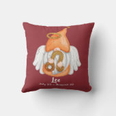 格言レオアストロロジーサインエンジェル クッション (裏面)