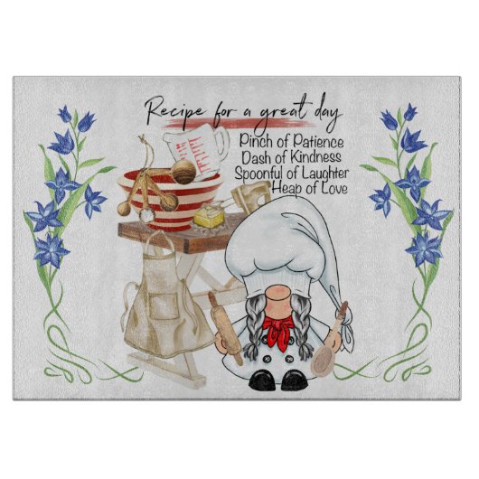 格言レシピ カッティングボード (正面)