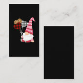 格言レッドブラックレオパード気球バレンタインデー 名刺 (正面/裏面)