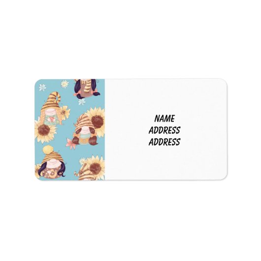 格言レディースアンドサンフラワー ラベル (正面)