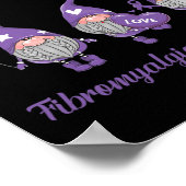 格言ワンケンツアローン線維筋痛認識度モン ポスター (角)