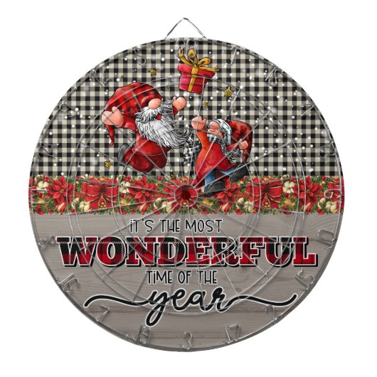 格言一年で最も素晴らしい時期だ ダーツボード (正面)