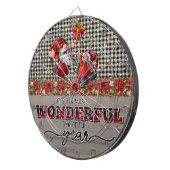 格言一年で最も素晴らしい時期だ ダーツボード (正面右)