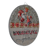 格言一年で最も素晴らしい時期だ ダーツボード (正面左)