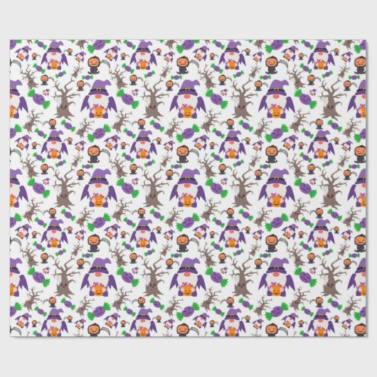 格言不気味ハロウィーン ラッピングペーパー (フラット)