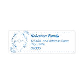 格言休日メーリングアドレスファミリー名 セルフインキングスタンプ (デザイン)