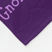 格言体はmneのような秋を愛する フリースブランケット (角)