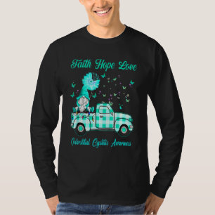 格言信仰ホープ愛の間質性膀胱炎アワーン Tシャツ
